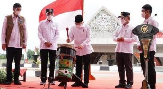 Bandara Haji Muhamad Sidik, di Resmikan Wakil Presiden RI Prof. KH. Ma’ ruf Amin