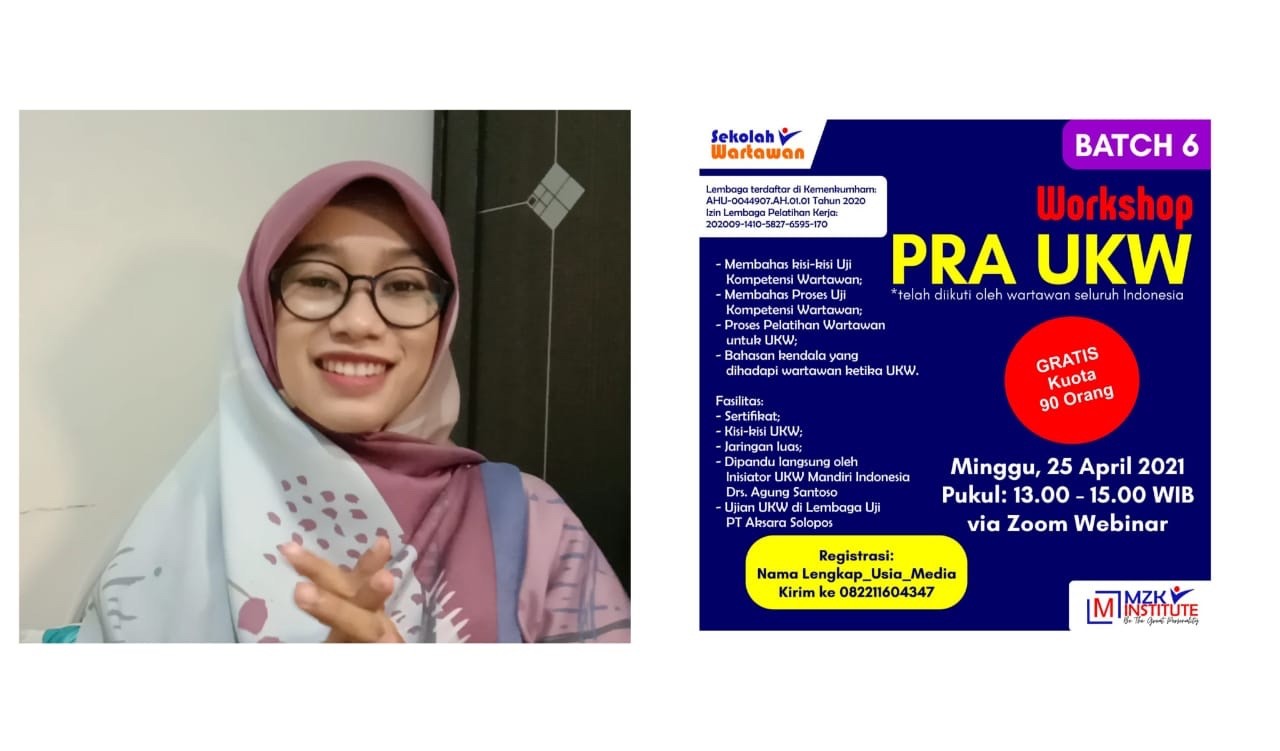 Diminati, Peserta Workshop Pra UKW MZK Institute Sudah Capai 500 Orang