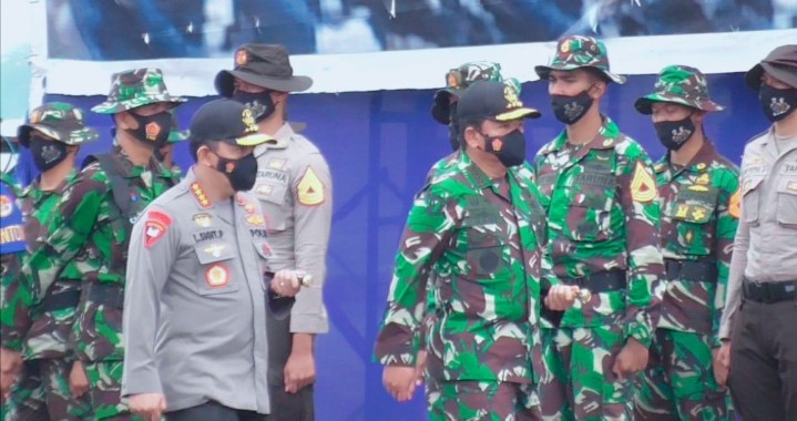 Kapolri dan Panglima TNI Buka Latsitarda Nusantara XLI 2021