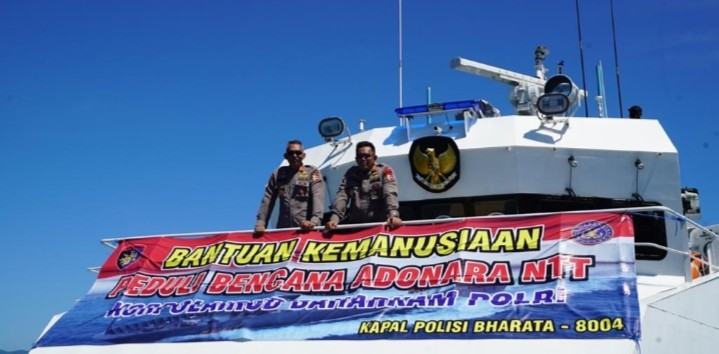 Distribusikan Bantuan Bencana NTT, Polri bawa Tim Kesehatan