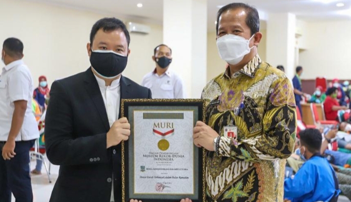 Jakarta Utara Raih Rekor MURI Donor Darah Terbanyak Capai 2.700 Kantong Darah