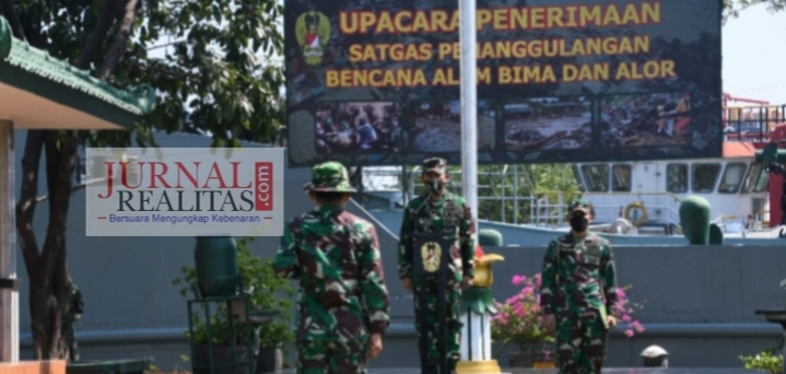 Wakasad Sambut Kedatangan Satgas Bencana Banjir Bandang Bima, dan Kepulauan Alor