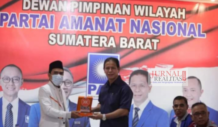 Jalin Silaturrahim, PKS dan PAN Bahas Pencalonan Wakil Walikota Padang