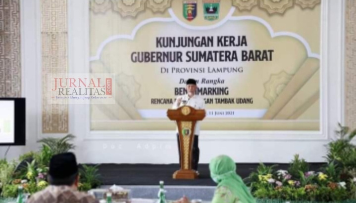 Gubernur Sumbar Lakukan Kunker ke Lampung, Ingin Majukan Potensi Perikanan Udang Sumbar