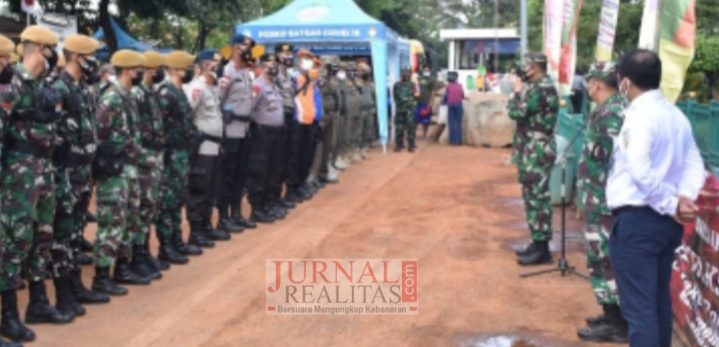 Apel Gelar Pelaksanaan Penegakan PPKM Darurat dan Vaksinasi di Stasiun Manggarai