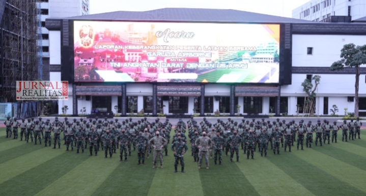 Kasad Berangkatkan Prajurit TNI AD Ikuti Latma Garuda Airborne di Amerika Serikat