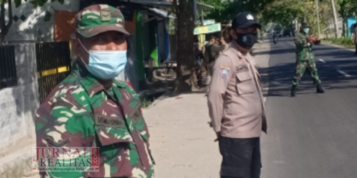 Polsek Gunungsari Lakukan Ops Yustisi Bersama Koramil dan Tim Gugus Covid-19