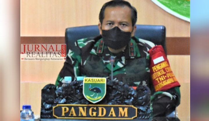 Pangdam XVIII/Kasuari Apresiasi Jajarannya, Grafik Kesembuhan Covid-19 di Papua Barat Mulai Naik