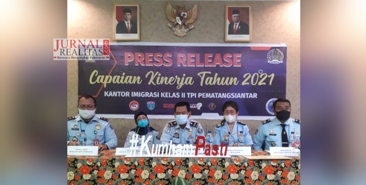 Sepanjang Tahun 2021, Ini Capaian Kinerja dan Prestasi Kantor Imigrasi Kelas II TPI Pematangsiantar Kanwil Kemenkum HAM Sumut