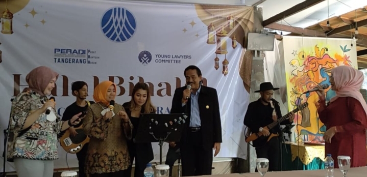 Baku Hantam Music Hadir di Acara Halal Bihalal Peradi Tangerang Raya