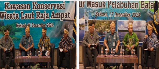 Disnav Tipe A Kelas I Sorong Selenggarakan FGD Rencana Penetapan Tiga Alur Pelayaran di Kawasan Konservasi Kabupaten Raja Ampat