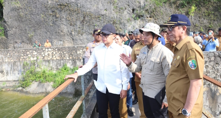 Dukung Swasembada Pangan, Wamendagri Dorong Perbaikan Waduk Klampis di Sampang